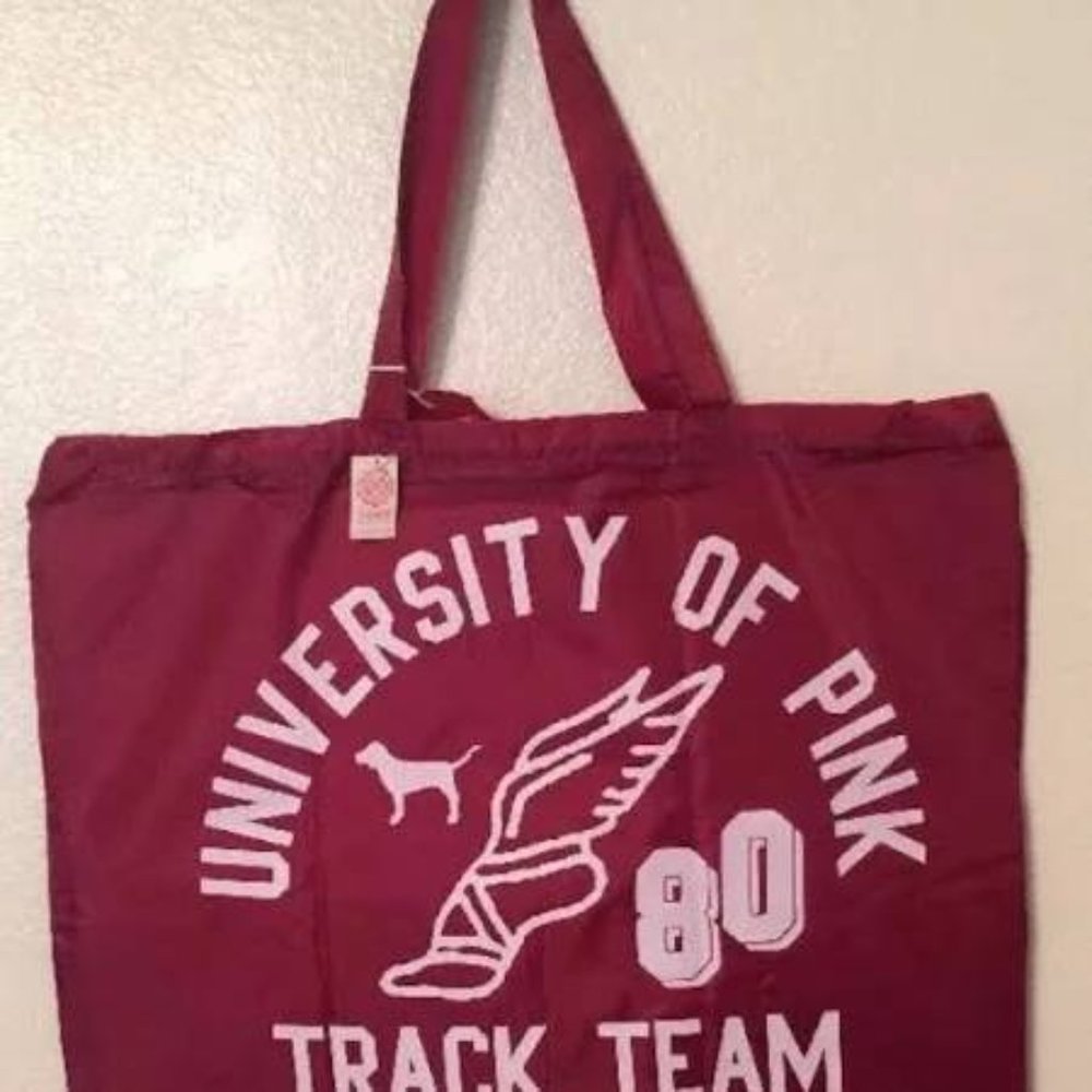 Victoria Secret Track Team Xl Tote Bag